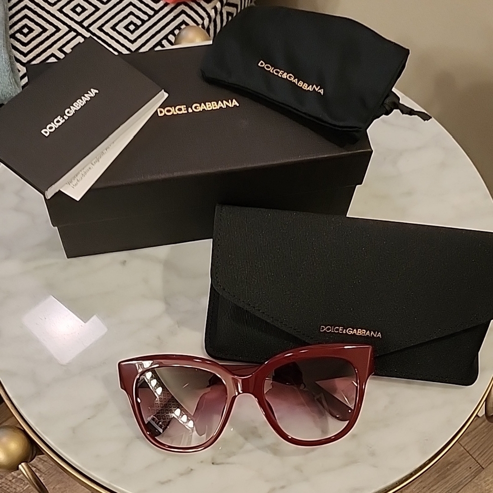Dolce & Gabbana Red Sunglasses